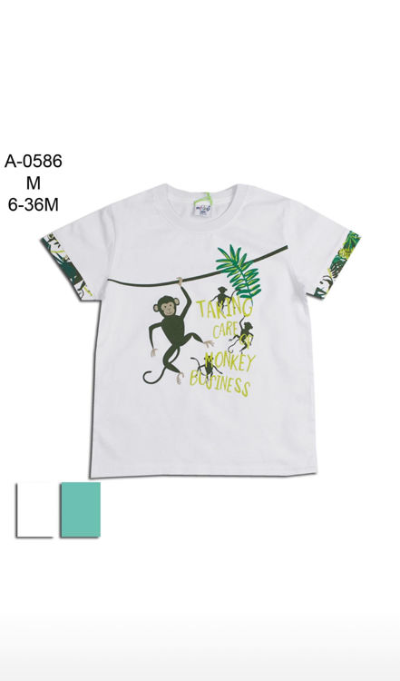 Picture of A0586-MONKEY BOYS HIGH QUALITY COTTON T-SHIRT